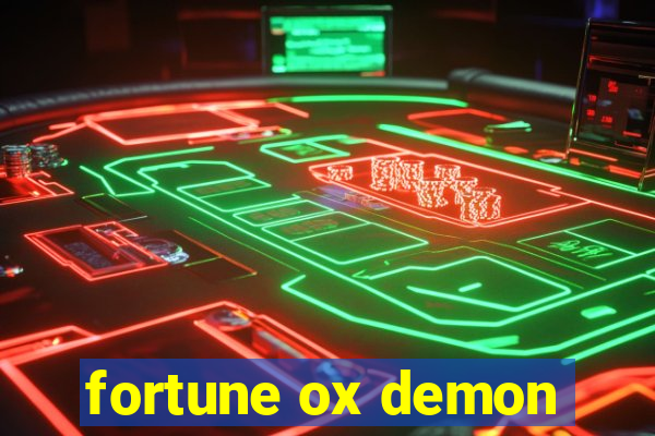 fortune ox demon